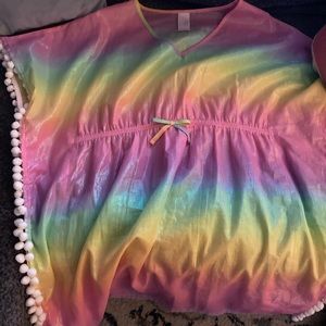 Large girls swimsuit cover